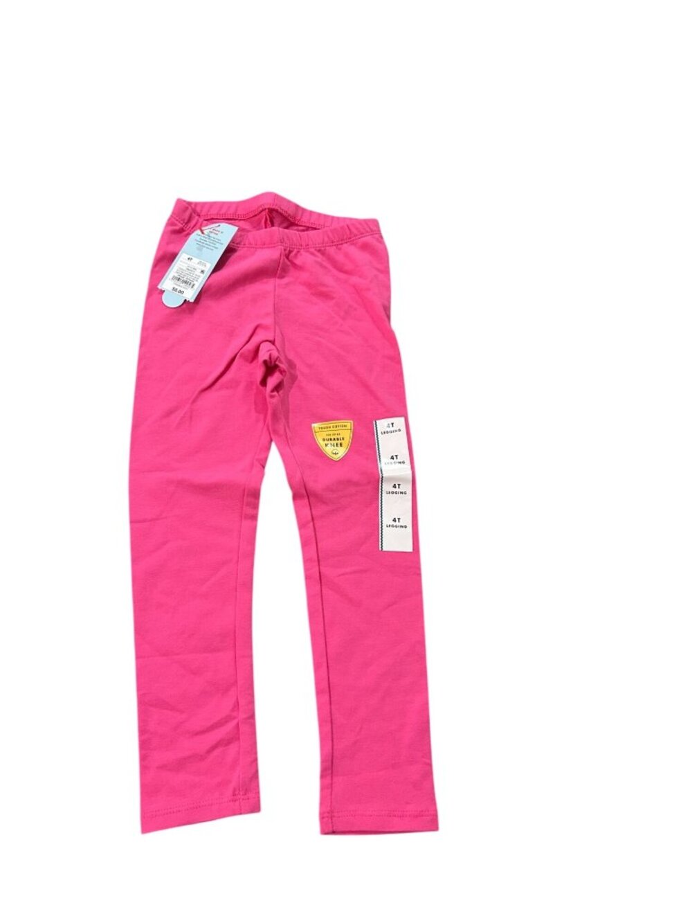 NWT Cat & Jack Girls Pink Leggings Size 4T Cotton Blend New With Tags